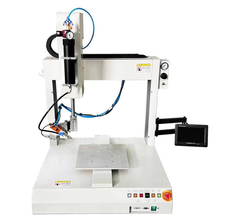 平台式CCD钣金机400R轴旋转带1：500高清显微镜硅胶桶
